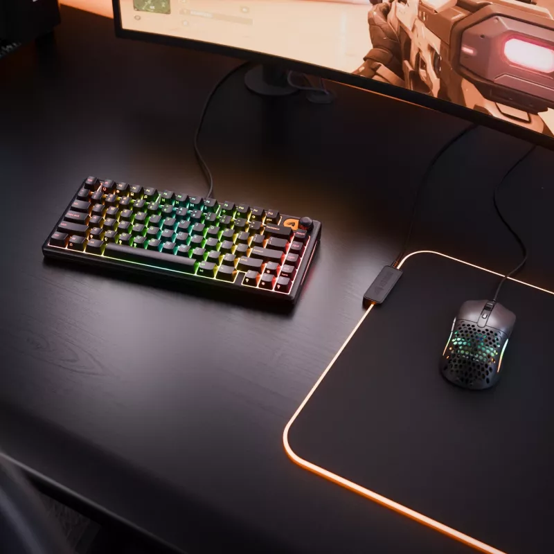 Glorious Gaming GMBK 75% toetsenbord USB QWERTY US-Engels zwart