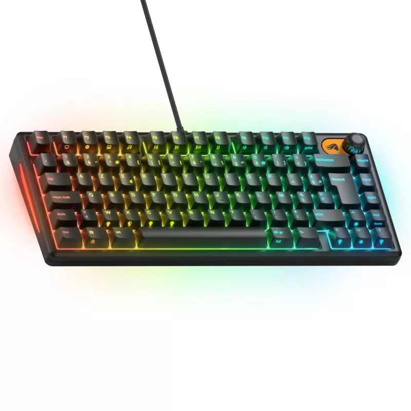 Glorious Gaming GMBK 75% toetsenbord USB AZERTY Frans zwart