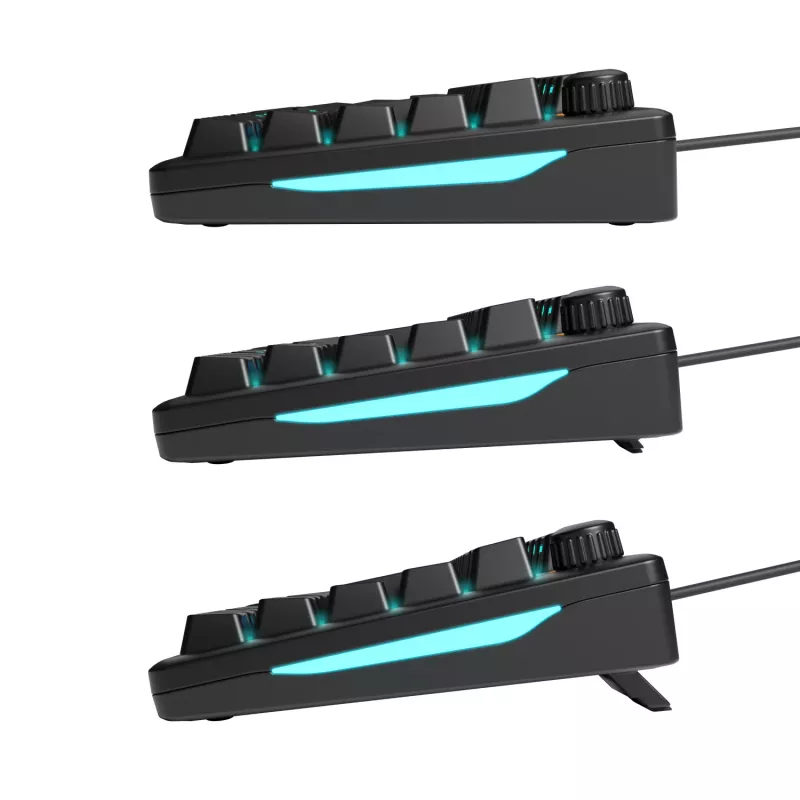 Glorious Gaming GMBK 75% toetsenbord USB AZERTY Frans zwart