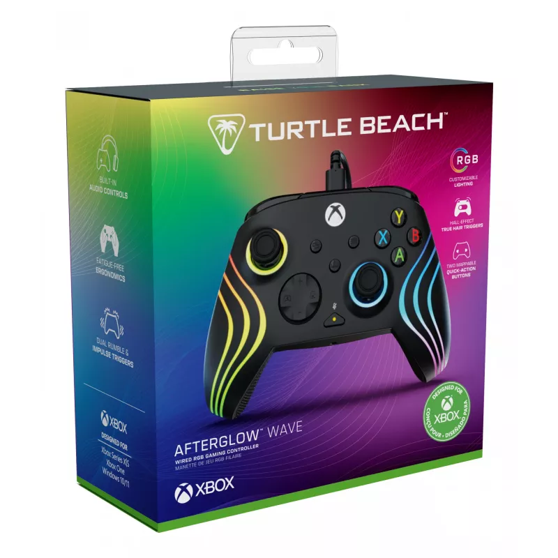 Gamepad Turtle Beach Afterglow Wave zwart USB PC Xbox Series