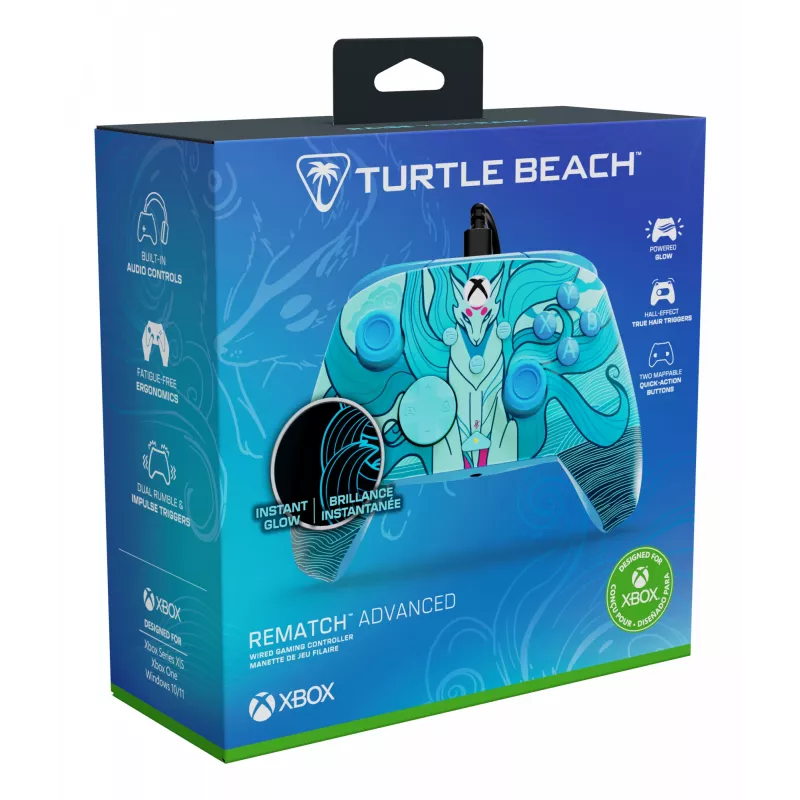 Gamepad Turtle Beach Rematch Advanced bedraad 2025 USB meerkleurig Xbox One Xbox One S Xbox One X
