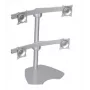 Chief Quad Monitor tafelstandaard zilver