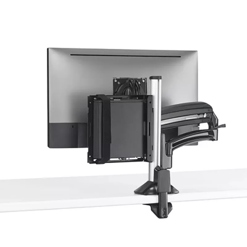Montagekit Chief KRA232B – thin-client-/pc-kolombeugel, staal, zwart, max. draaglast 1,36 kg