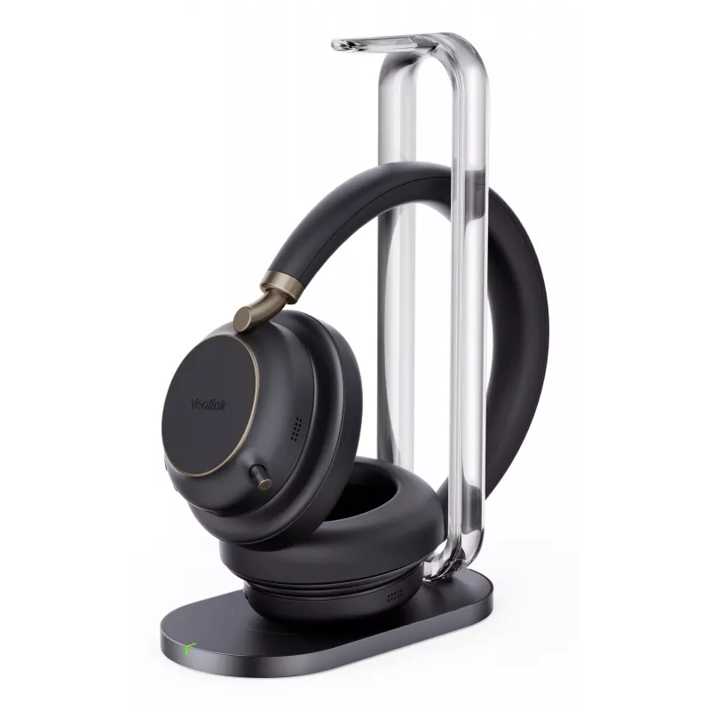 Yealink BH76 Plus met laadstation UC zwart USB-C/A headset