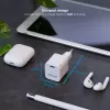 TooQ GAN USB-C/PD wandlader 30W, wit, binnen, AC, wit