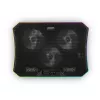 Mars Gaming MNBC6, koelbasis + standaard XL 19'' ARGB, 3 ventilatoren, mobiele standaard
