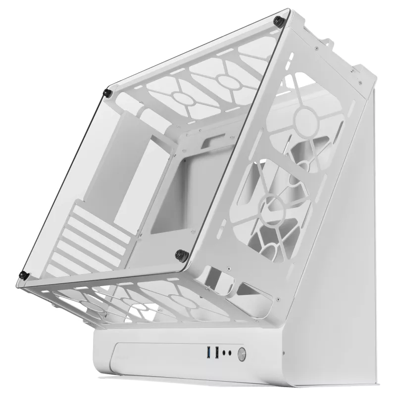Mars Gaming MCB wit pc-gaming-ATX-XL-behuizing Custom Premium Edition modulaire tweekamerstructuur
