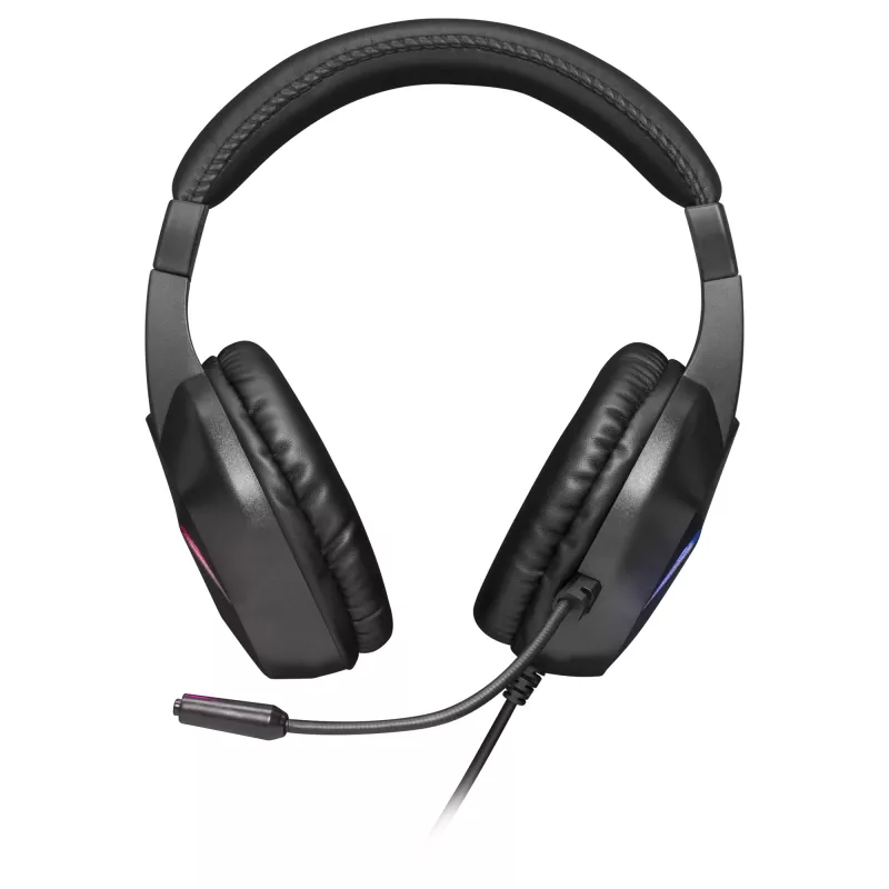 Mars Gaming MH122 zwart, FRGB over-ear gamingheadset met microfoon, HiFi-geluid, ruisonderdrukking, ultralicht, PS4 PS5 Xbox Switch Tablet Windows Mac