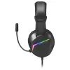 Mars Gaming MH122 zwart, FRGB over-ear gamingheadset met microfoon, HiFi-geluid, ruisonderdrukking, ultralicht, PS4 PS5 Xbox Switch Tablet Windows Mac