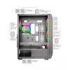Mars Gaming MC-KX Wit Premium E-ATX Gaming-tower FREEZER CPU-systeem 5 ultrastille ARGB-ventilatoren ARGB-controller en RF-controller Mesh-front