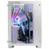Mars Gaming MCV3 Wit Custom XXL E-ATX Gaming-tower Voor- en zijvenster van gehard glas Dubbele kamer Modulair frame
