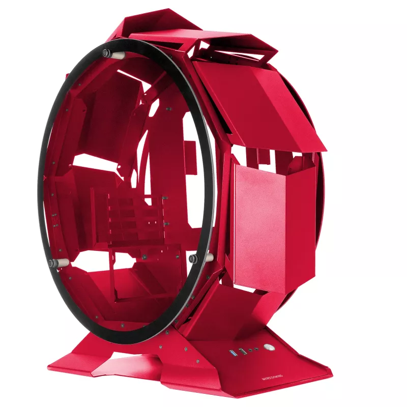 Mars Gaming MCORB Rood Micro-ATX XL Gaming-pc-behuizing Op maat gemaakt rond design Dubbel gehard glas
