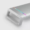 Mars Gaming MGS-ONE Wit Chroma RGB Monitorstandaard Verstelbaar formaat Smartphone- en tablethouder Front-USB 2.0