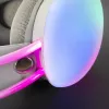 Mars Gaming MH-GLOW Wit 360° Full Chroma RGB Flow Headset Ruisonderdrukkende microfoon Ultraleicht design Memory-foam oorkussens Universele compatibiliteit