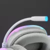 Mars Gaming MH-GLOW Wit 360° Full Chroma RGB Flow Headset Ruisonderdrukkende microfoon Ultraleicht design Memory-foam oorkussens Universele compatibiliteit