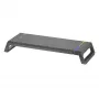 Mars Gaming MGS-ONE Zwart Chroma RGB Monitorstandaard Verstelbaar formaat Smartphone- en tablethouder Front-USB 2.0