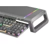 Mars Gaming MGS-ONE Zwart Chroma RGB Monitorstandaard Verstelbaar formaat Smartphone- en tablethouder Front-USB 2.0