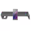 Mars Gaming MGS-ONE Zwart Chroma RGB Monitorstandaard Verstelbaar formaat Smartphone- en tablethouder Front-USB 2.0