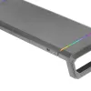 Mars Gaming MGS-ONE Zwart Chroma RGB Monitorstandaard Verstelbaar formaat Smartphone- en tablethouder Front-USB 2.0