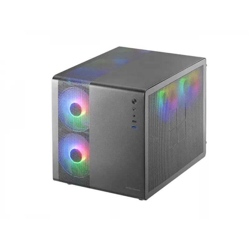 Mini Tower-pc Mars Gaming MC-400 Wit 2x 120mm frontventilatoren