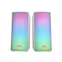 Mars Gaming MSRGB2W draagbare/feestluidspreker Stereo draagbare luidspreker Wit 15 W