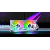 Mars Gaming ML-VISION240W AIO-waterkoeler voor CPU, 240 mm, RGB, wit