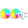 Mars Gaming ML-VISION240W AIO-waterkoeler voor CPU, 240 mm, RGB, wit