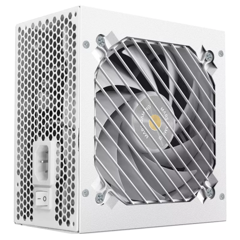 Mars Gaming MPB1000PSIW Voeding 1000 W 24-pins ATX ATX Wit
