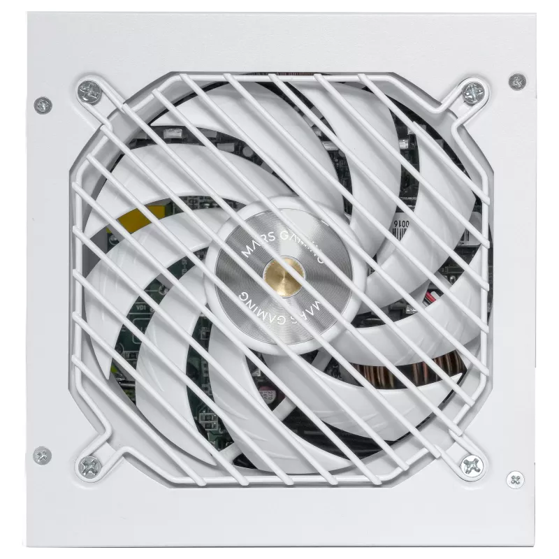 Mars Gaming MPB1000PSIW Voeding 1000 W 24-pins ATX ATX Wit