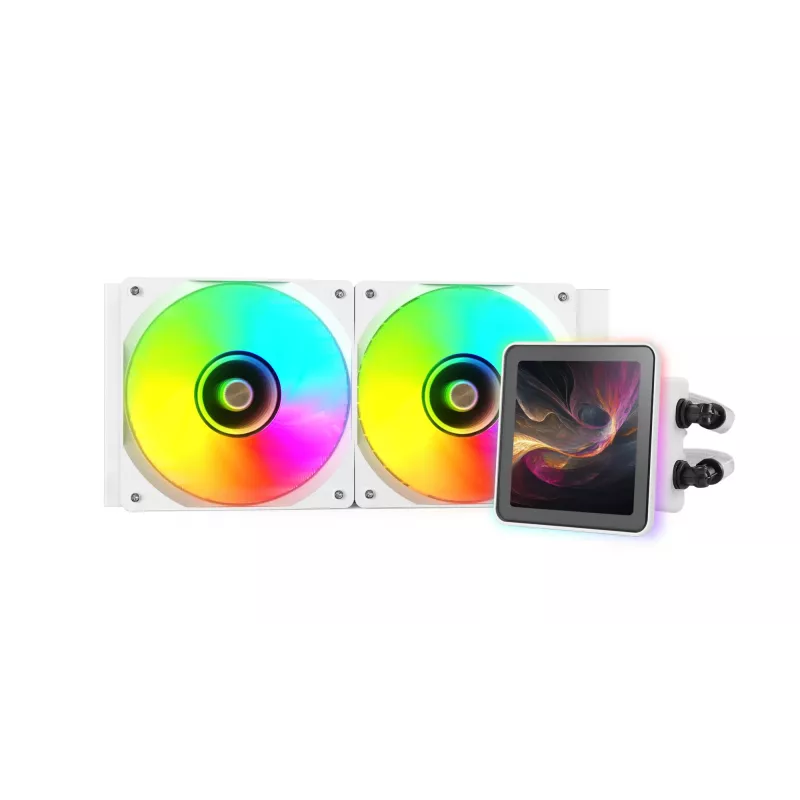 Mars Gaming ML-VISIONPRO240W Processor All-in-one-vloeistofkoeler 12 cm Wit 1 stuk