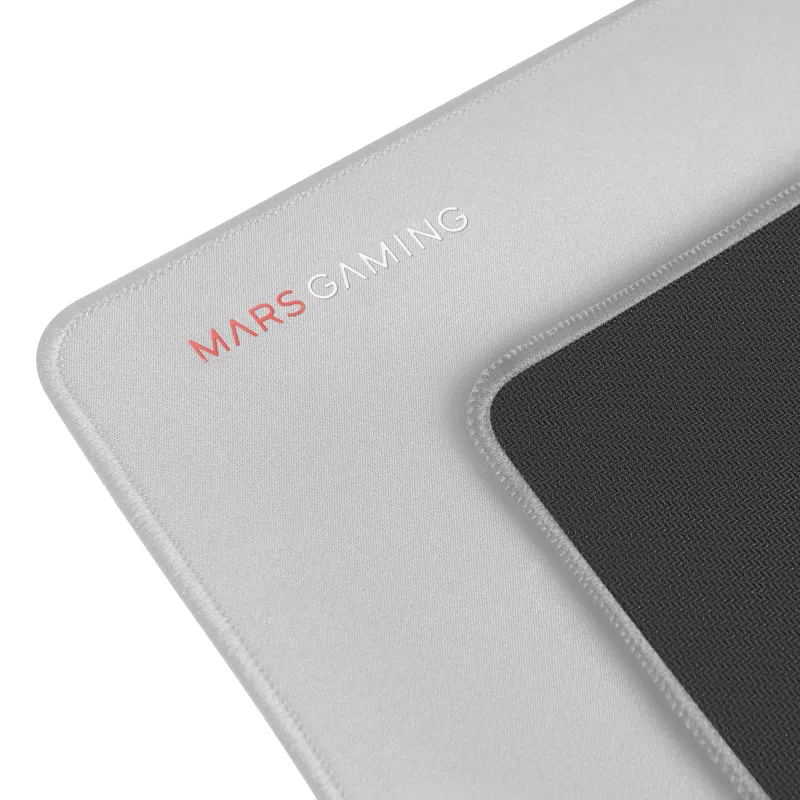 Mars Gaming MMPXLS zilver, XL muismat, dubbellaags, nanotextuur, 800x300x4mm