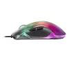 Mars Gaming MMGLOW gaming-muis RGB Chroma-Glow spiegelafwerking 12800 DPI zwart