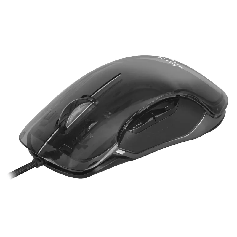 Mars Gaming MMGLOW gaming-muis RGB Chroma-Glow spiegelafwerking 12800 DPI zwart