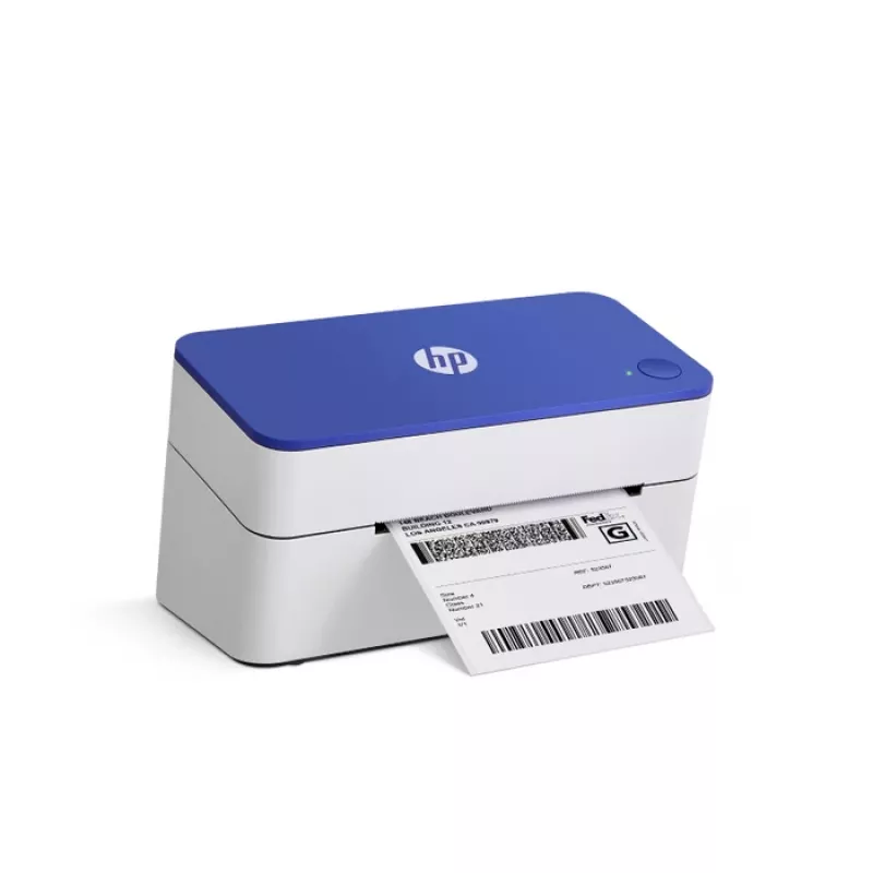 Thermische directe labelprinter HP HPKE100 203 x 203 DPI 127 mm/s bedraad USB wit/blauw