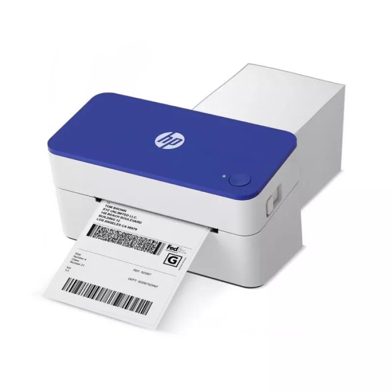 Thermische directe labelprinter HP HPKE100 203 x 203 DPI 127 mm/s bedraad USB wit/blauw