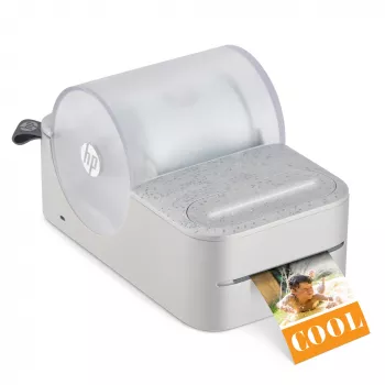 HP Sprocket Panorama draagbare kleurenlabel- en fotoprinter met direct print labelprinter ZINK (Zero-Ink) kleur 313,58 x 313,58 DPI 3,3 mm/s bedraad & draadloos Bluetooth