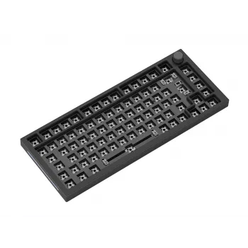 Toetsenbord-barebone GLORIOUS GMMK Pro — 75% aluminium behuizing, zwart, 332×135×32 mm, 1,5 kg