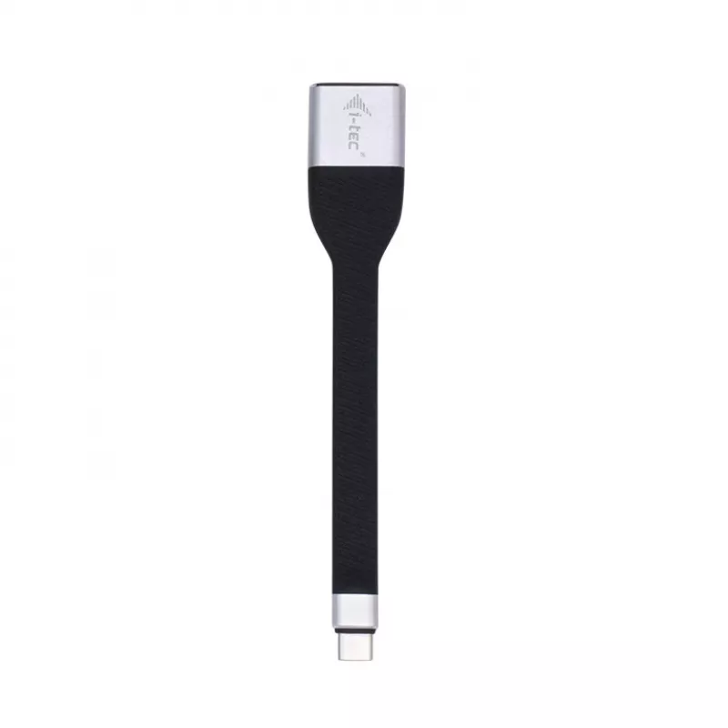 ITEC USB-C naar DisplayPort-adapter i-tec USB-C platte DP-adapter 4K/60 Hz, 0,11 m kabel, zwart
