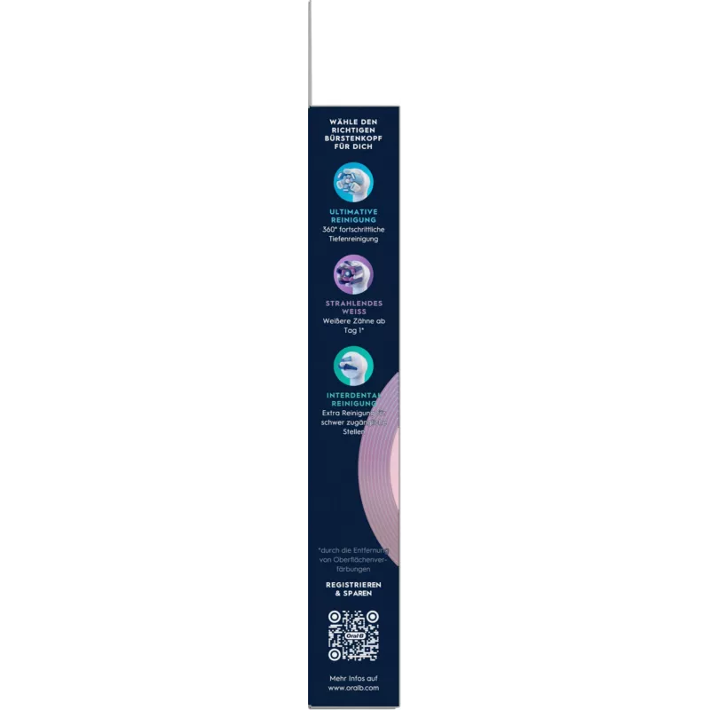 Oral-B tandenborstelkop 6 stuks wit