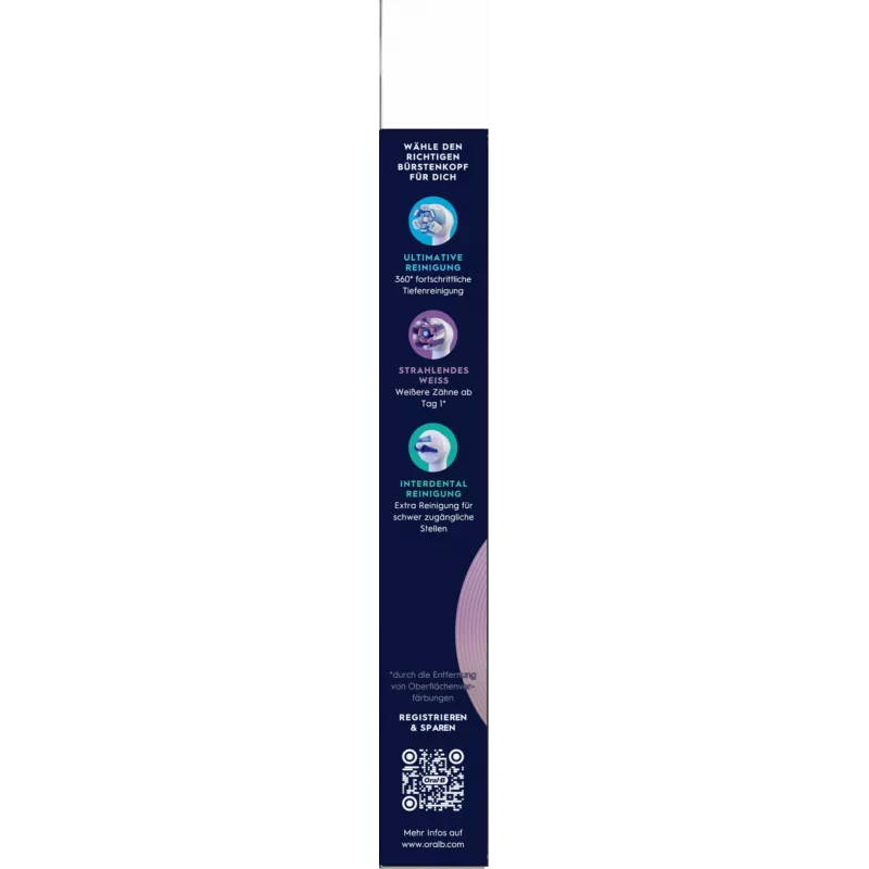 Oral-B tandenborstelkop 6 stuks wit