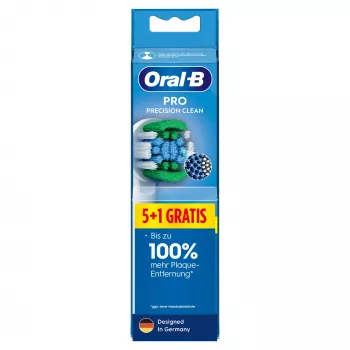 Oral-B Pro Precision Clean 249072 opzetborstels, verpakking 5+1 (6 stuks)