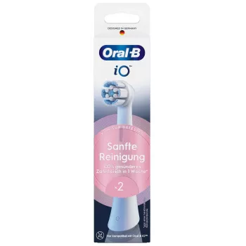 Elektrische tandenborstel opzetborstels Oral-B iO Gentle Cleaning wit, 2-pack