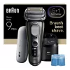 Foliescheerapparaat Braun Series 9 Pro+ 9675cc grijs zilver roestvrij staal
