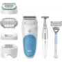 Braun Silk-épil 5 810 + Gillette Venus Trimmer 28 pincetten blauw, wit