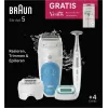 Braun Silk-épil 5 810 + Gillette Venus Trimmer 28 pincetten blauw, wit