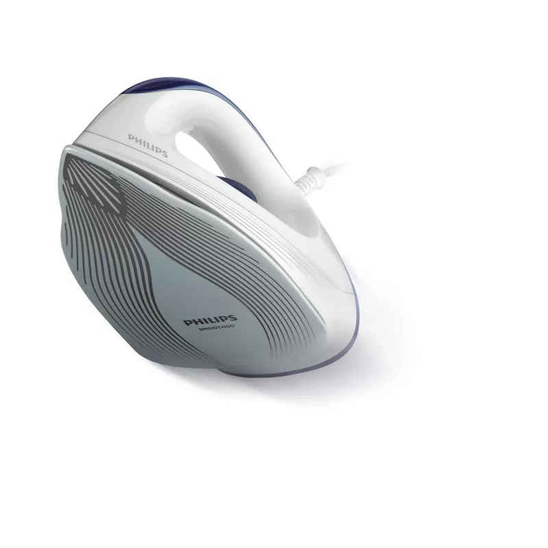 Philips GC160/02 droogstrijkijzer, droogstrijkijzer, DynaGlide strijkzool, 1,8 m, wit, 1200 W