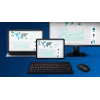 Philips 6000-serie SPT6607B/31 toetsenbord muis inbegrepen universeel RF draadloos + Bluetooth zwart
