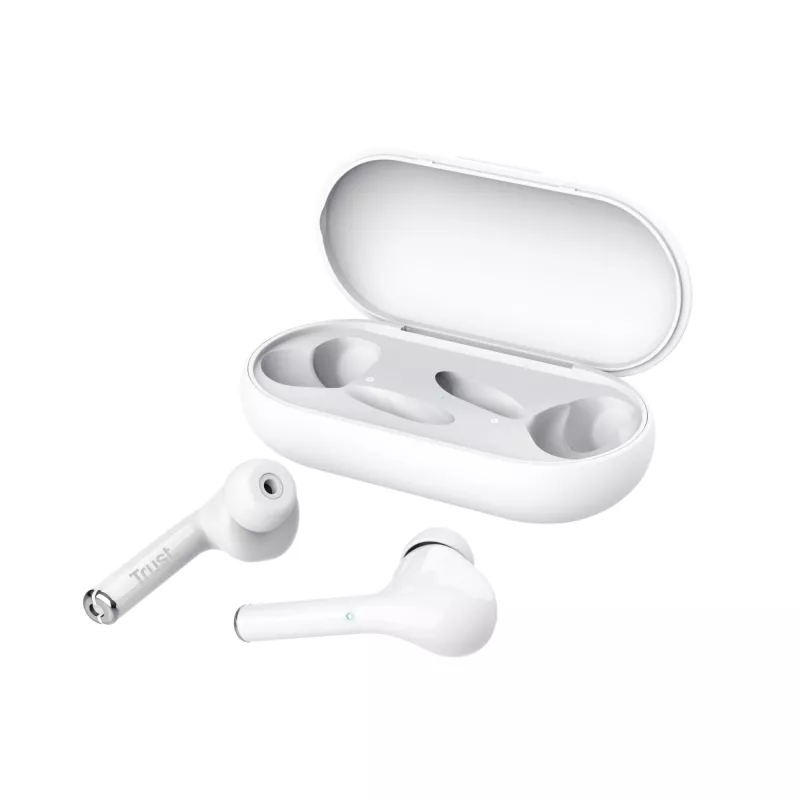 Trust Nika headset True Wireless Stereo (TWS) in-ear gesprekken/muziek wit