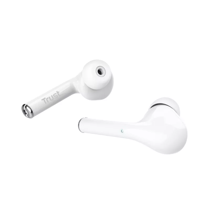 Trust Nika headset True Wireless Stereo (TWS) in-ear gesprekken/muziek wit