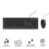 Trust Primo toetsenbord muis inbegrepen universeel USB AZERTY Belgisch zwart